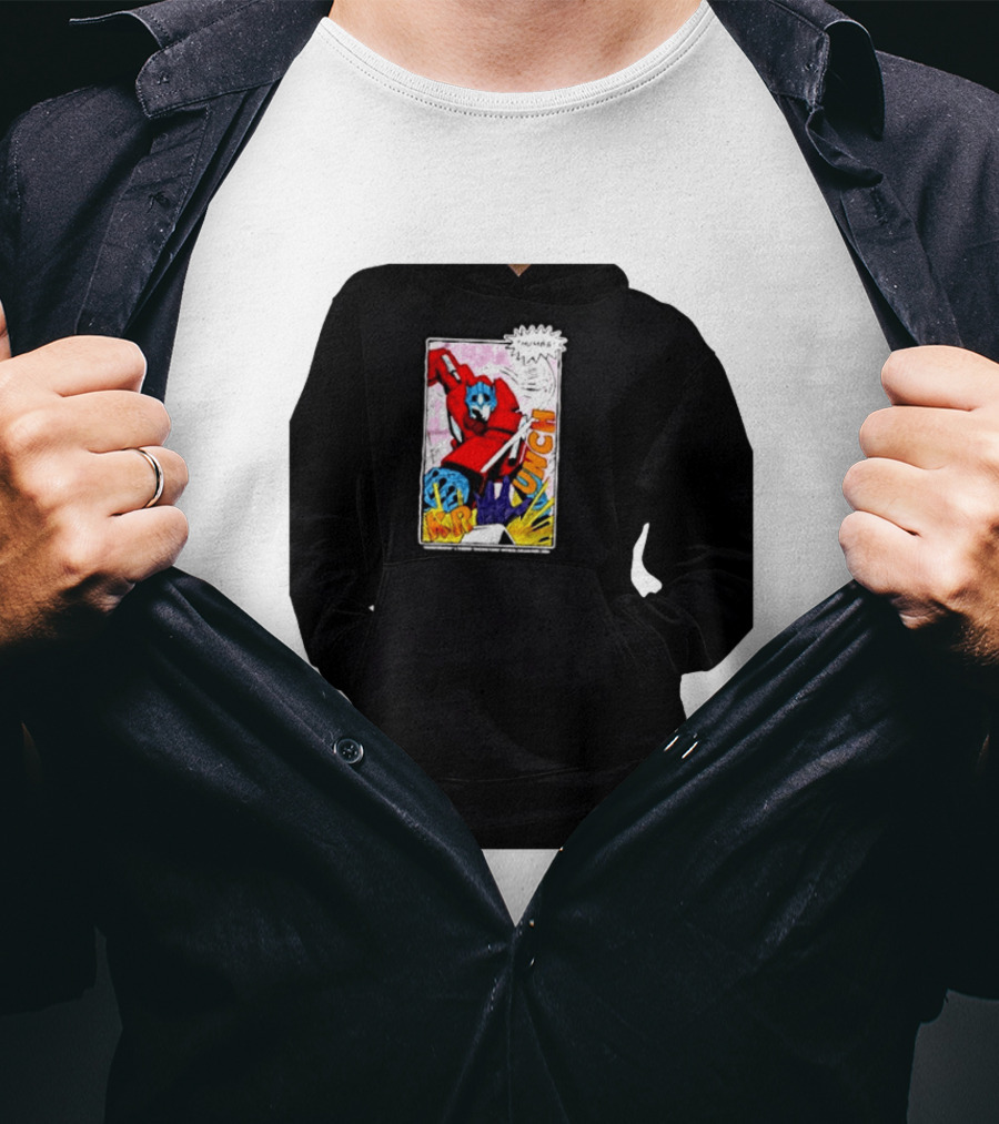 Optimus Prime Transformers Pow Krunch Comic T-Shirt