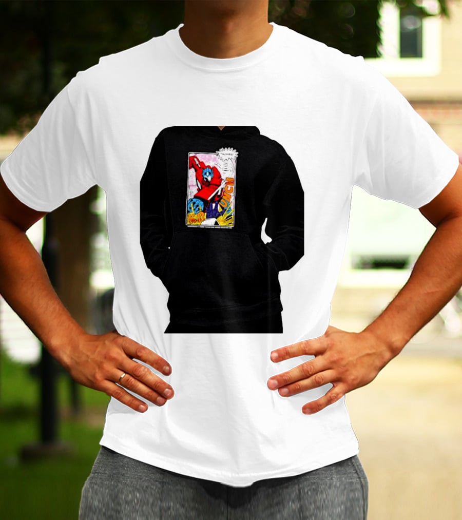 Optimus Prime Transformers Pow Krunch Comic T-Shirt