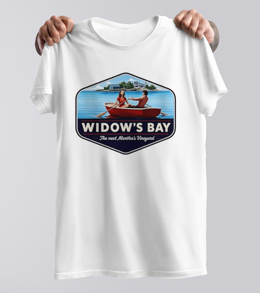 Widow's Bay Scenic Boating Couple The Next Martha's Vineyard T-Shirt