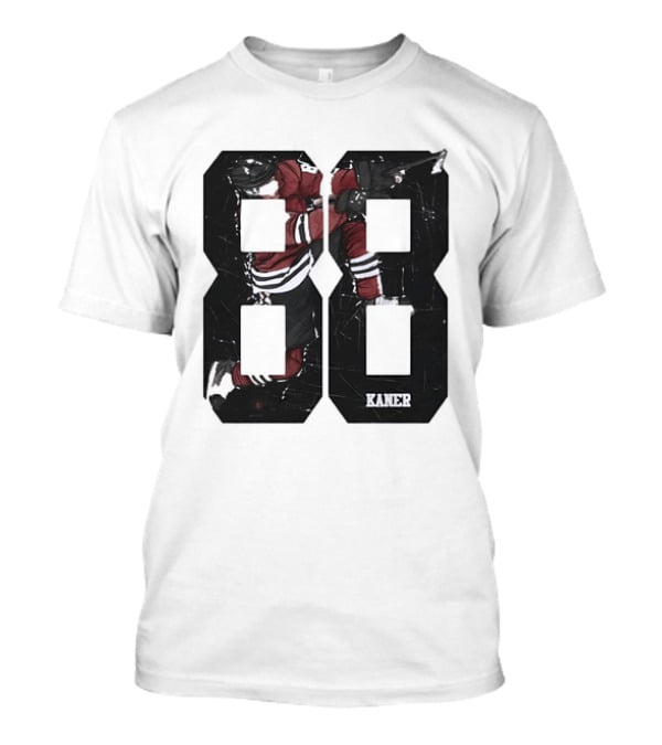 Markdown Patrick Kane Chicago Blackhawks Kaner 88 Ice Hockey Sketch T-Shirt