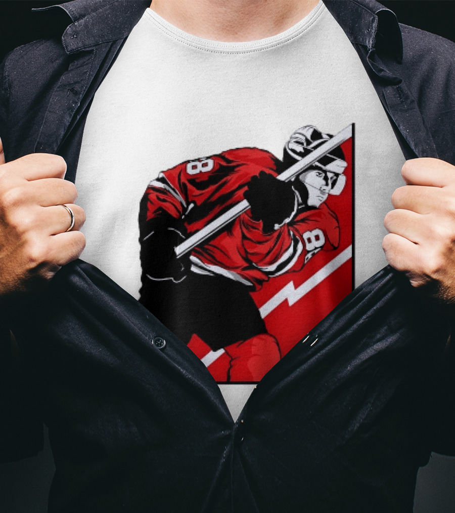 Patrick Kane 88 Chicago Blackhawks Ice Hockey Player Action T-Shirt