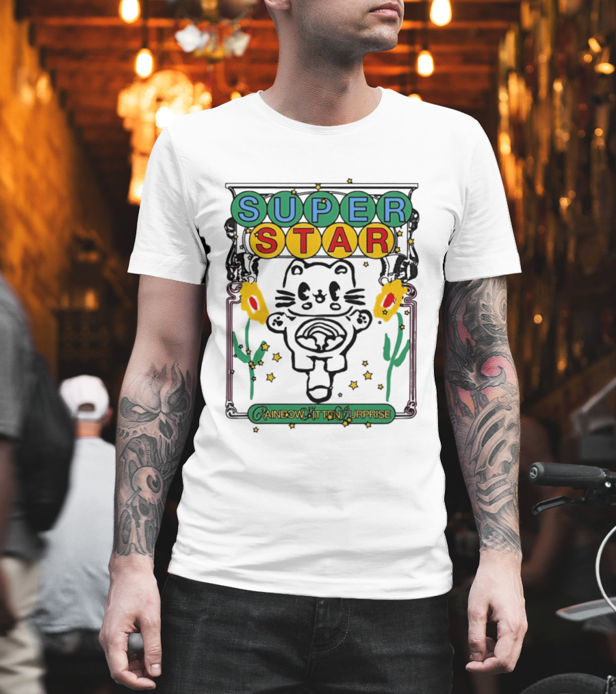 Super Star Rainbow Kitten Surprise RKS Indie Rock T-Shirt