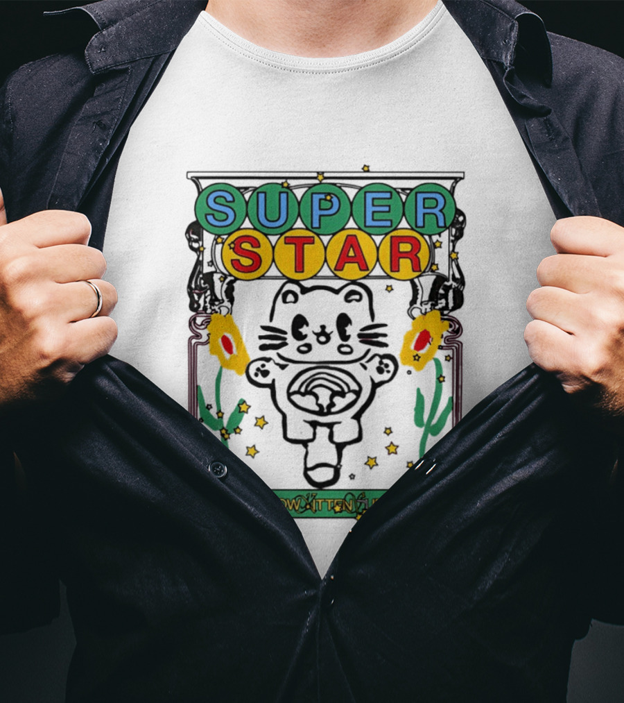 Super Star Rainbow Kitten Surprise RKS Indie Rock T-Shirt