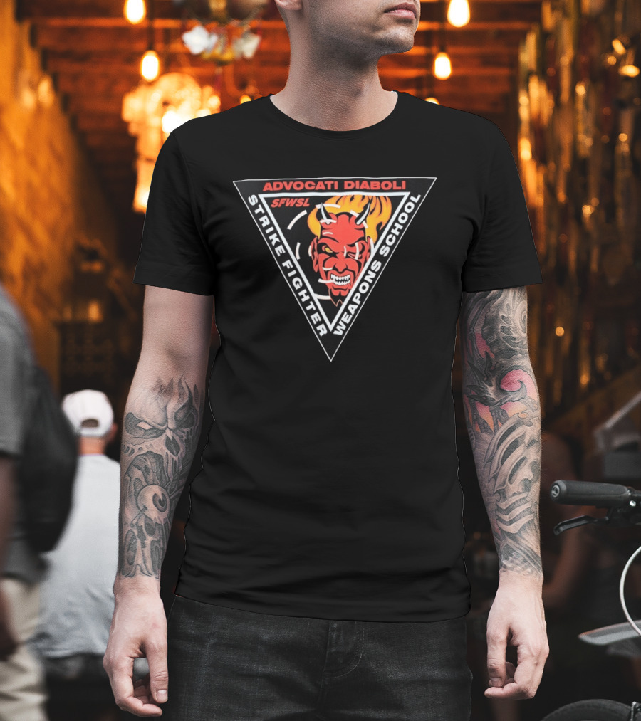 Advocati Diaboli SFWSL Strike Fighter Weapons School Devil T-Shirt