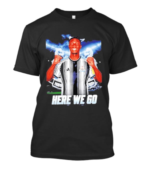 Aladji Bamba Newcastle United Here We Go T-Shirt