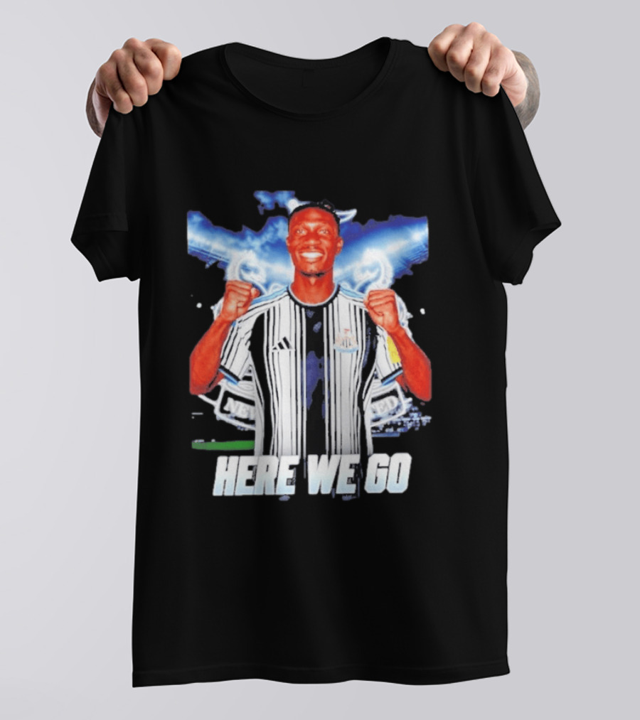 Aladji Bamba Newcastle United Here We Go T-Shirt