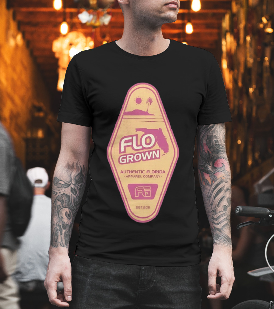 Flo Grown Authentic Florida Apparel Company Est 2011 T-Shirt