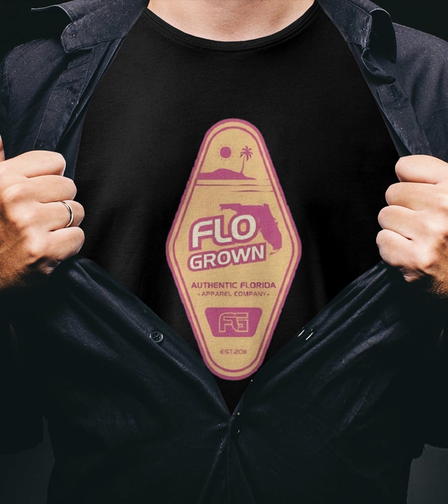 Flo Grown Authentic Florida Apparel Company Est 2011 T-Shirt