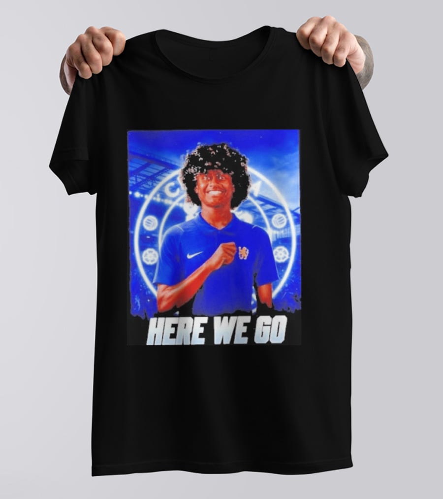 Benji Flowers Chelsea Football Here We Go T-Shirt