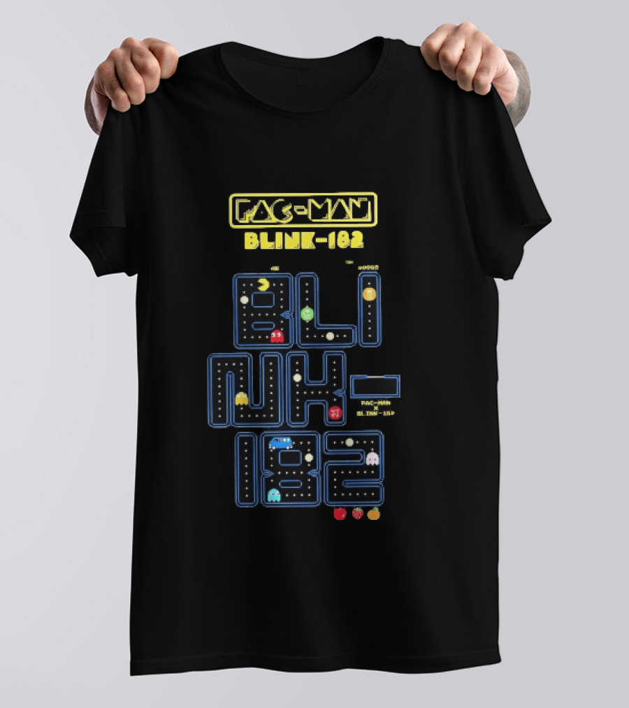 Pac Man Blink 182 Collaboration San Diego Comic Con 2026 T-Shirt