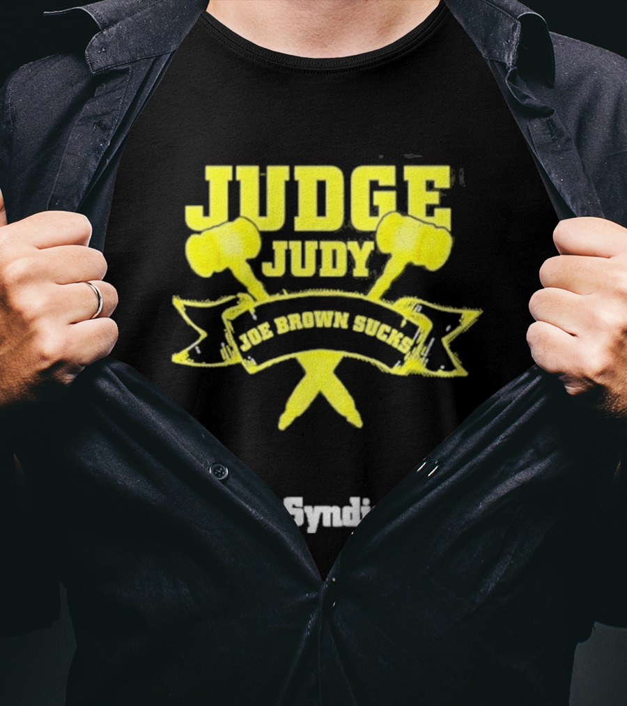 Judge Judy Joe Brown Sucks MethSyndicate T-Shirt