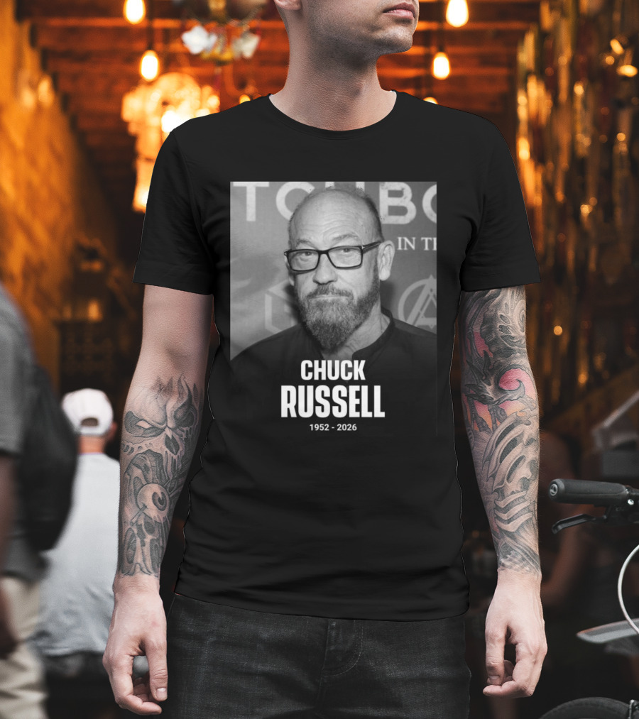 Chuck Russell 1952 2026 Memorial T-Shirt