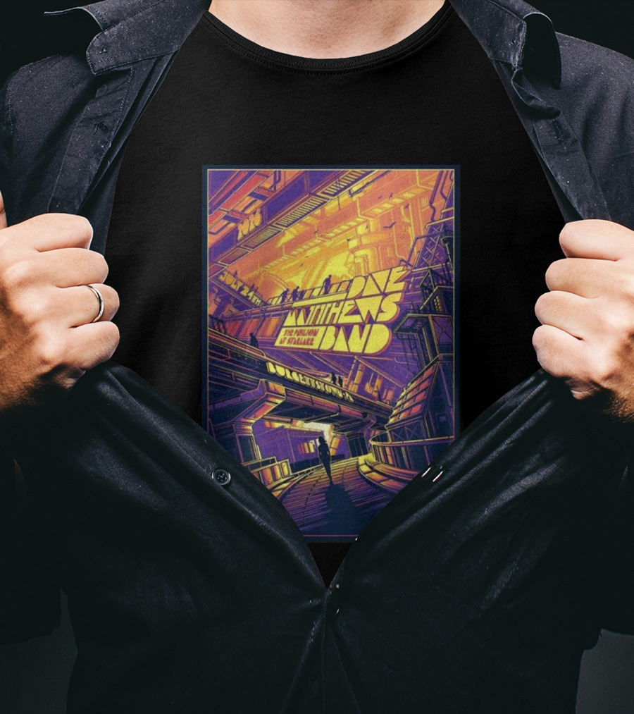 Dave Matthews Band Burgettstown Pennsylvania July 24 2026 The Pavilion At Star Lake T-Shirt