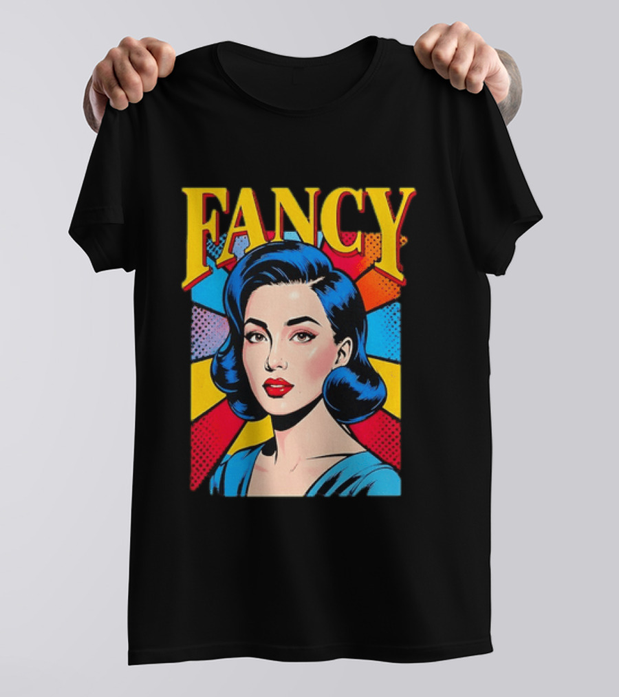 Fancy Pop Art Comic Woman T-Shirt