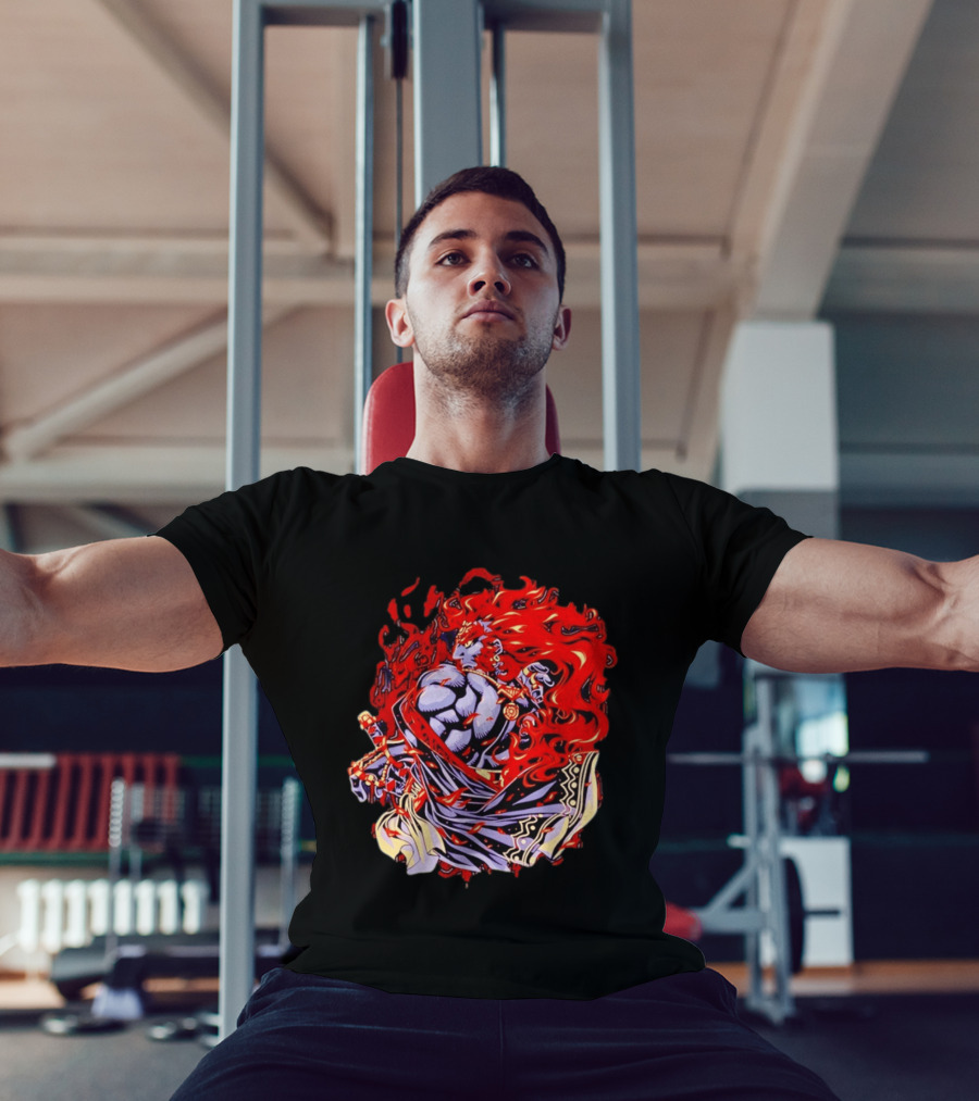 Ganondorf The Legend Of Zelda Dark King Of Gerudo Desert Fire Power T-Shirt