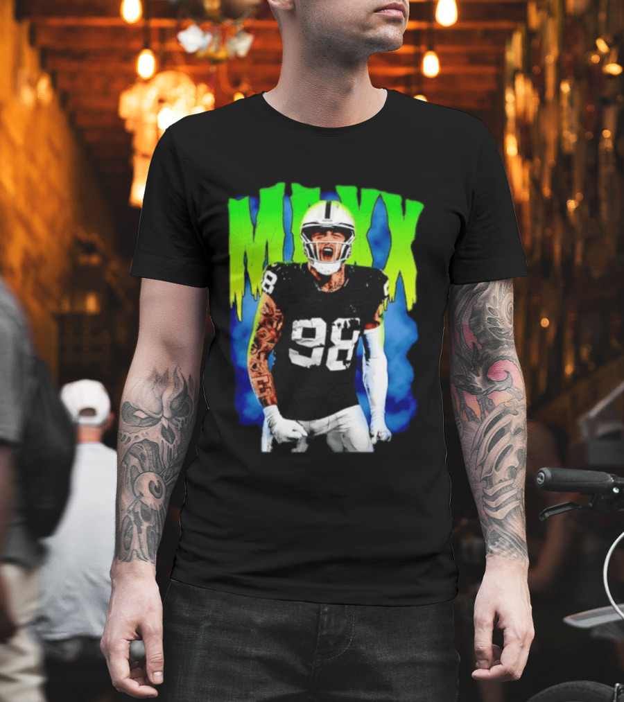 Maxx Crosby 98 Las Vegas Raiders Football Player Jersey T-Shirt