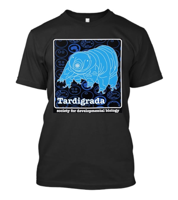 Tardigrada Society For Developmental Biology Blue Water Bear T-Shirt