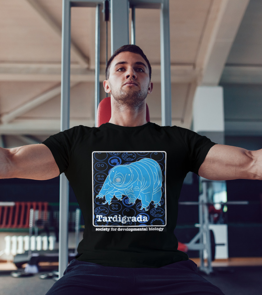 Tardigrada Society For Developmental Biology Blue Water Bear T-Shirt