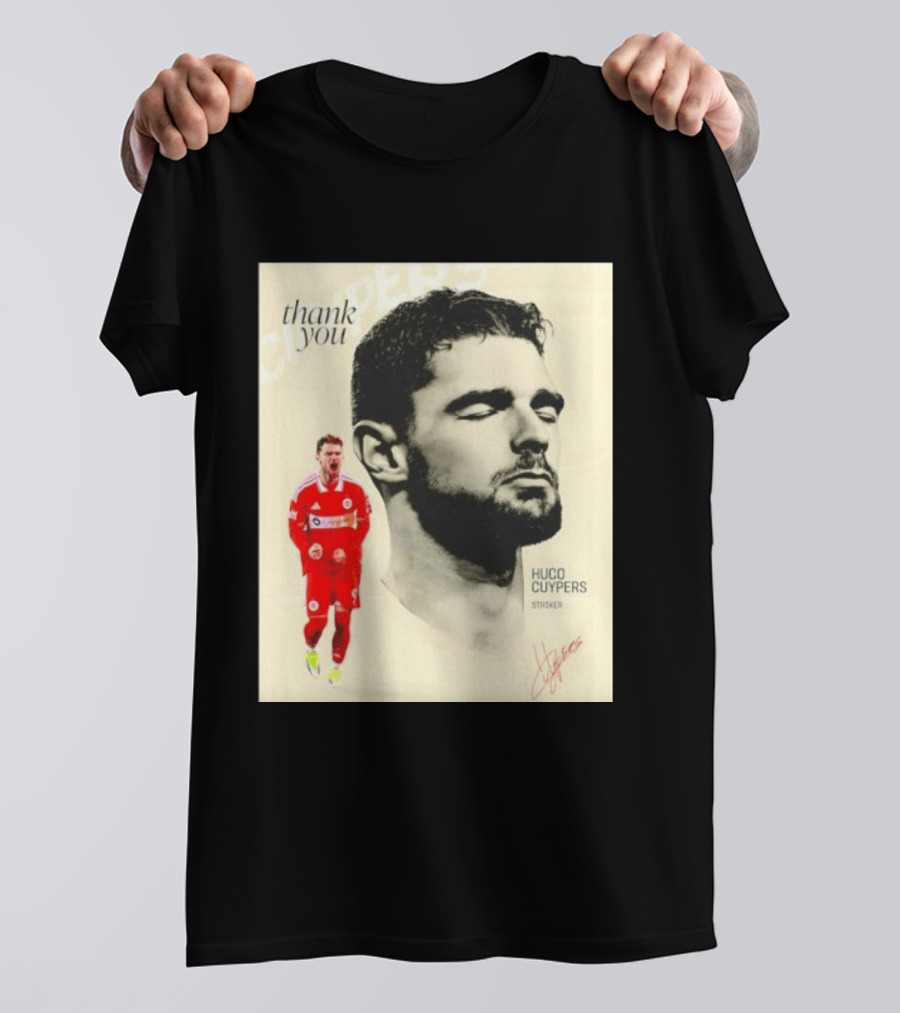 Hugo Cuypers Striker Thank You Chicago Fire FC T-Shirt