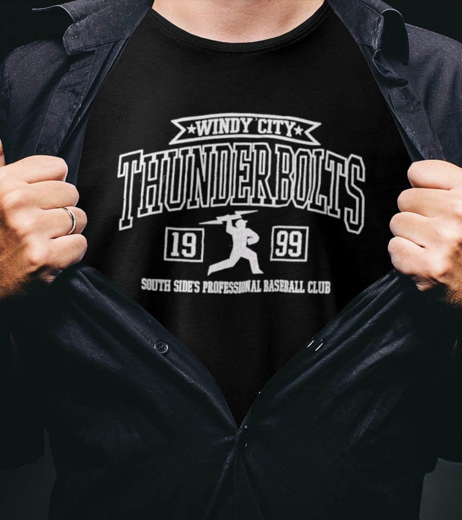 Windy City Thunderbolts 1999 South Side's Professional Baseball Club Iconic Sports Team T-Shirt