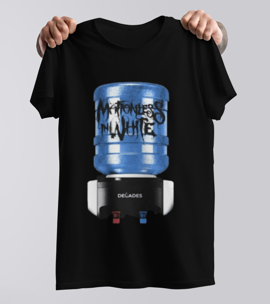 Motionless In White Coworker Band Of The Year Blue Water Cooler Decades T-Shirt