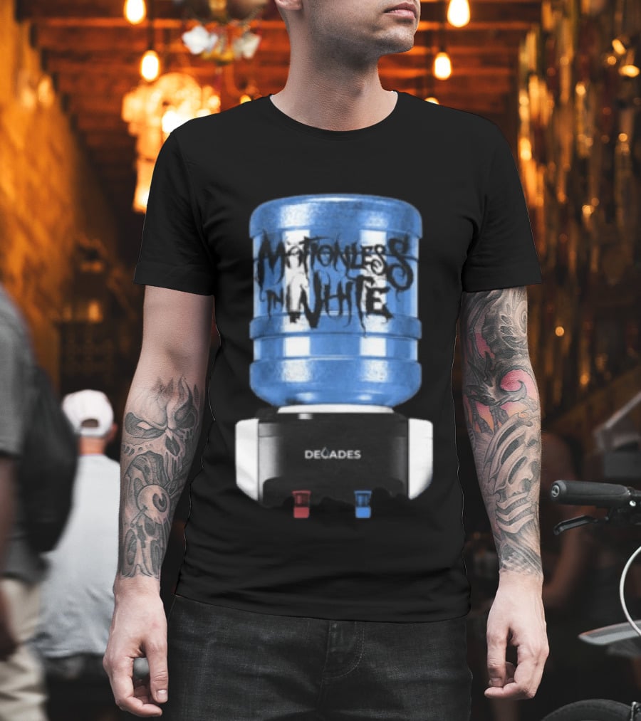 Motionless In White Coworker Band Of The Year Blue Water Cooler Decades T-Shirt