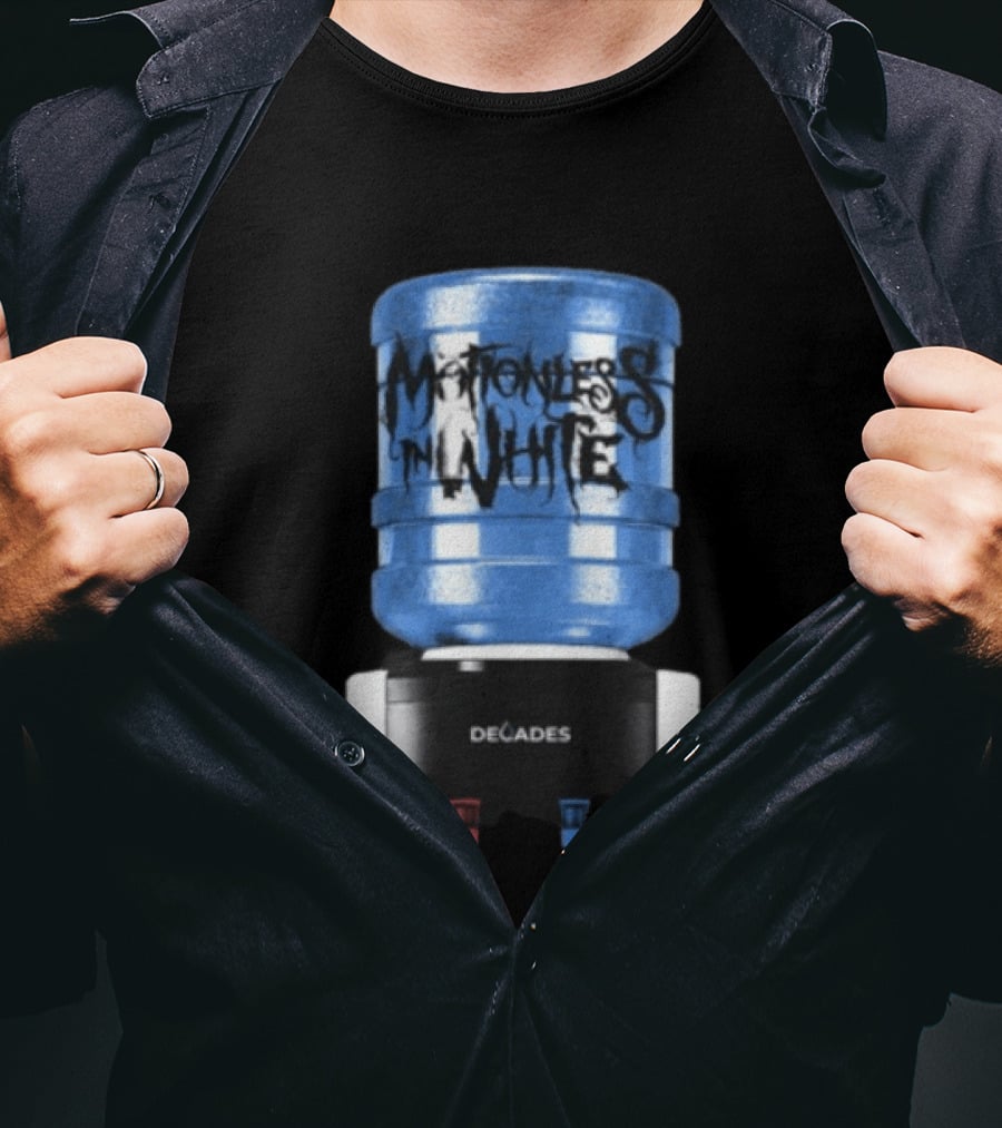 Motionless In White Coworker Band Of The Year Blue Water Cooler Decades T-Shirt