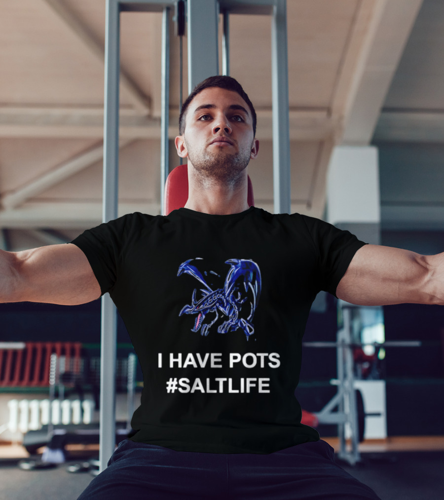I Have POTS Red Eyes Black Dragon SaltLife T-Shirt