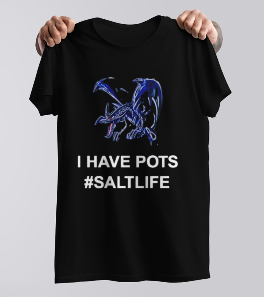 I Have POTS Red Eyes Black Dragon SaltLife T-Shirt