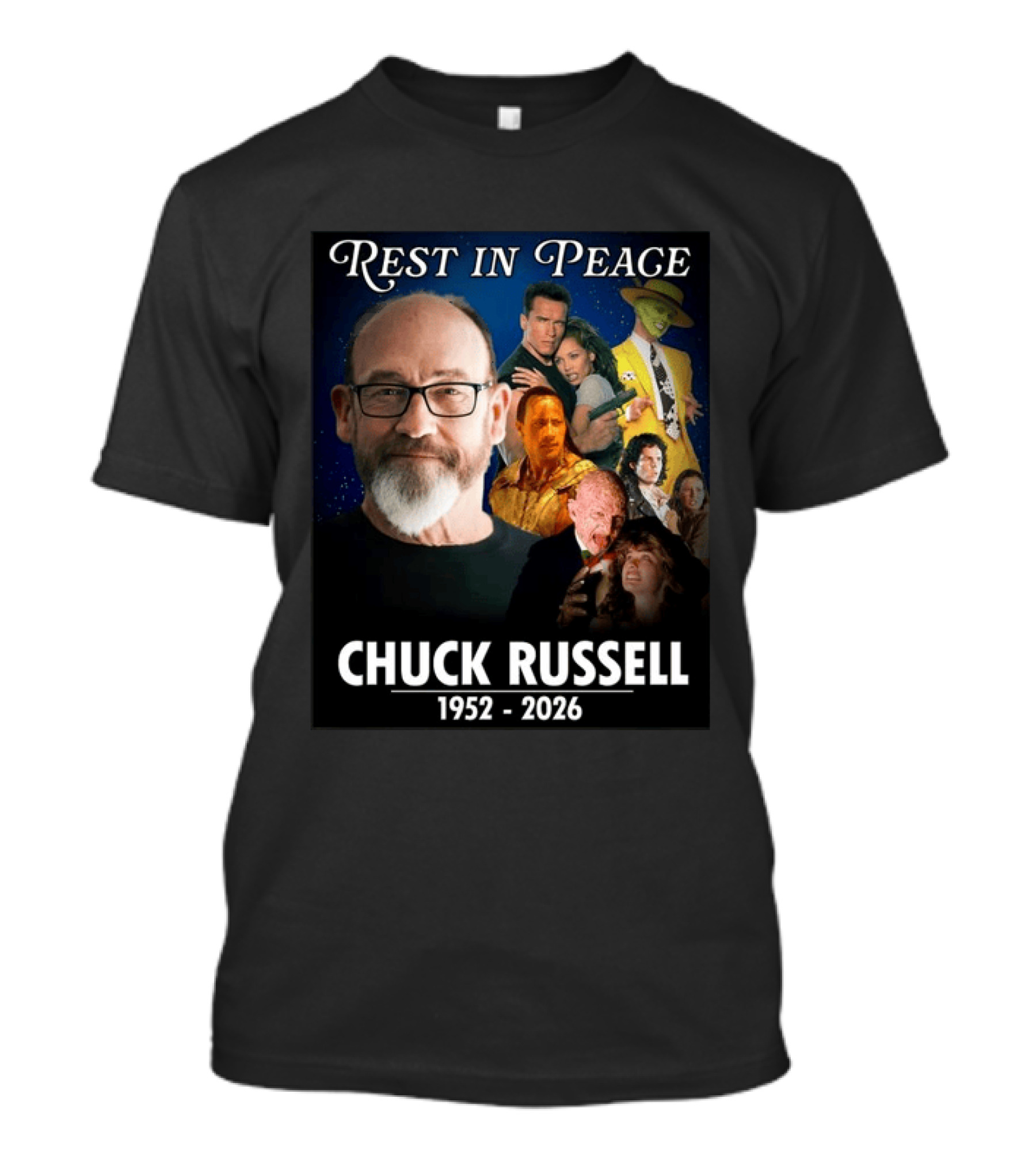 Rest In Peace Chuck Russell 1952 2026 Remembering Iconic Movies And Moments T-Shirt