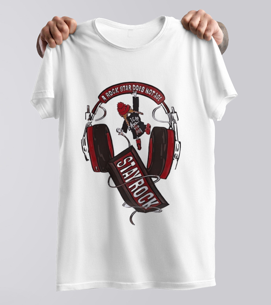 Stay Rock A Rock Star Does Not Age Music Lover T-Shirt