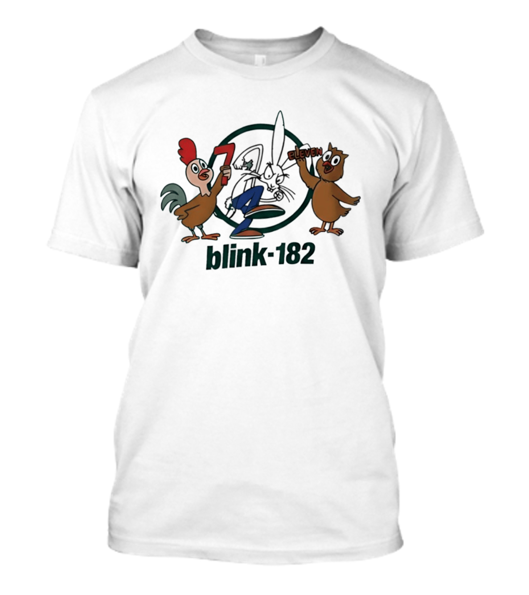 Blink 182 San Diego Comic Con 2026 Cartoon Characters 7 Eleven Collaboration T-Shirt