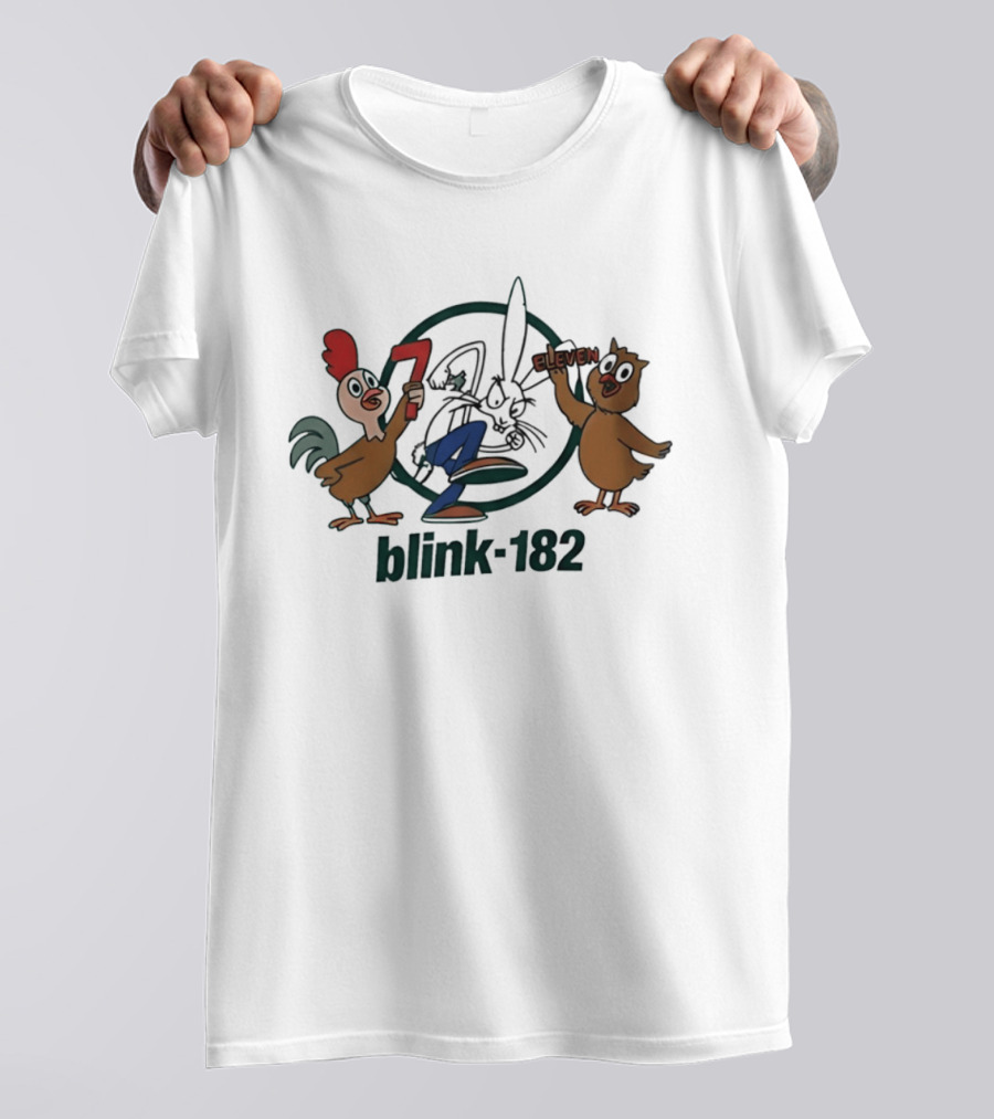 Blink 182 San Diego Comic Con 2026 Cartoon Characters 7 Eleven Collaboration T-Shirt