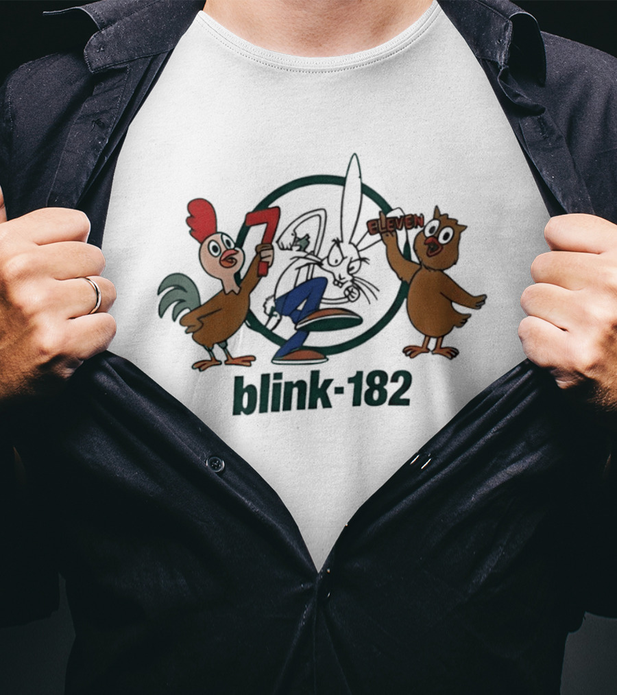 Blink 182 San Diego Comic Con 2026 Cartoon Characters 7 Eleven Collaboration T-Shirt