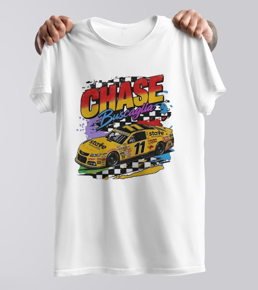 Chase Buscaglia Stave Racing Car 11 Bootleg T-Shirt