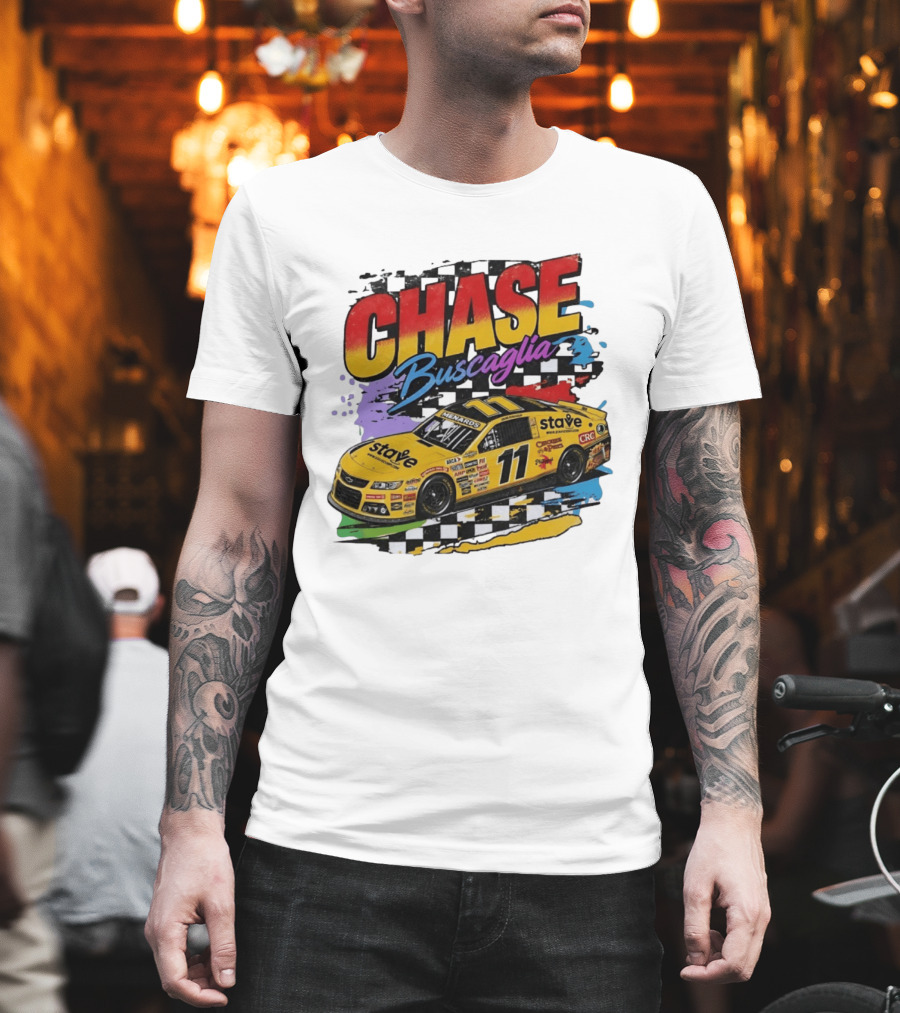 Chase Buscaglia Stave Racing Car 11 Bootleg T-Shirt
