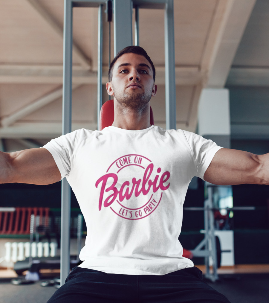 Come On Barbie Let's Go Party Pink T-Shirt