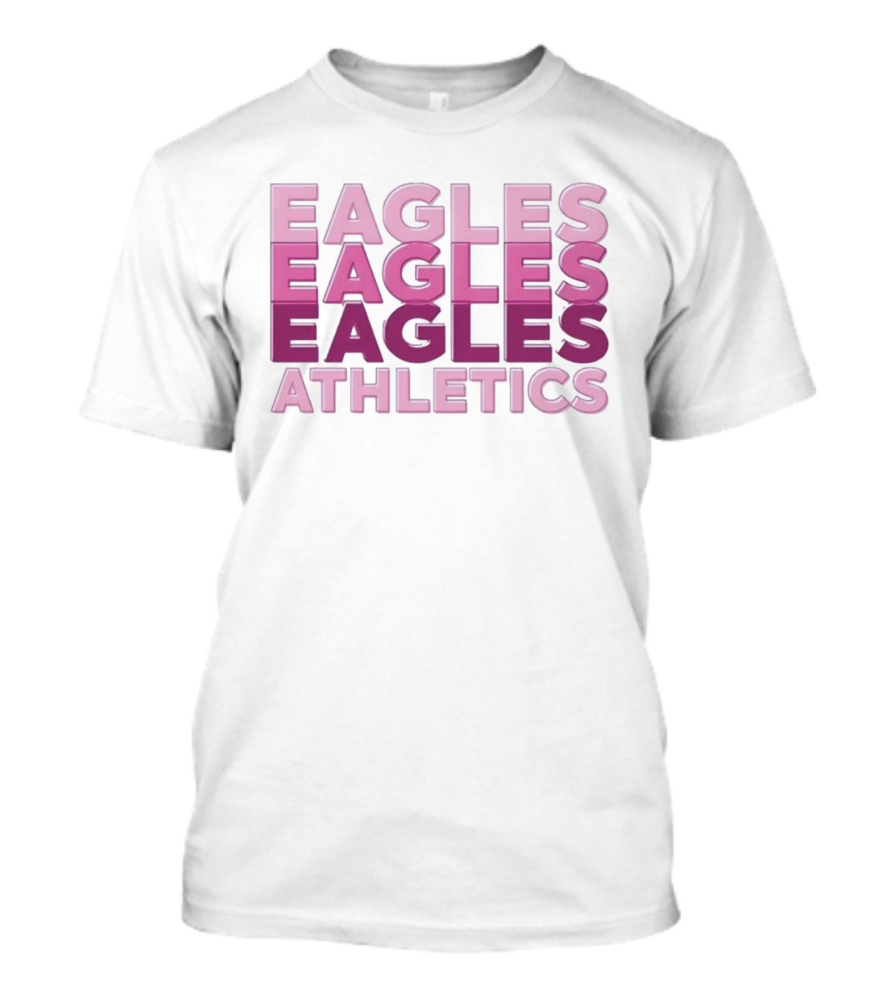 Eagles Athletics Pink Ombré T-Shirt