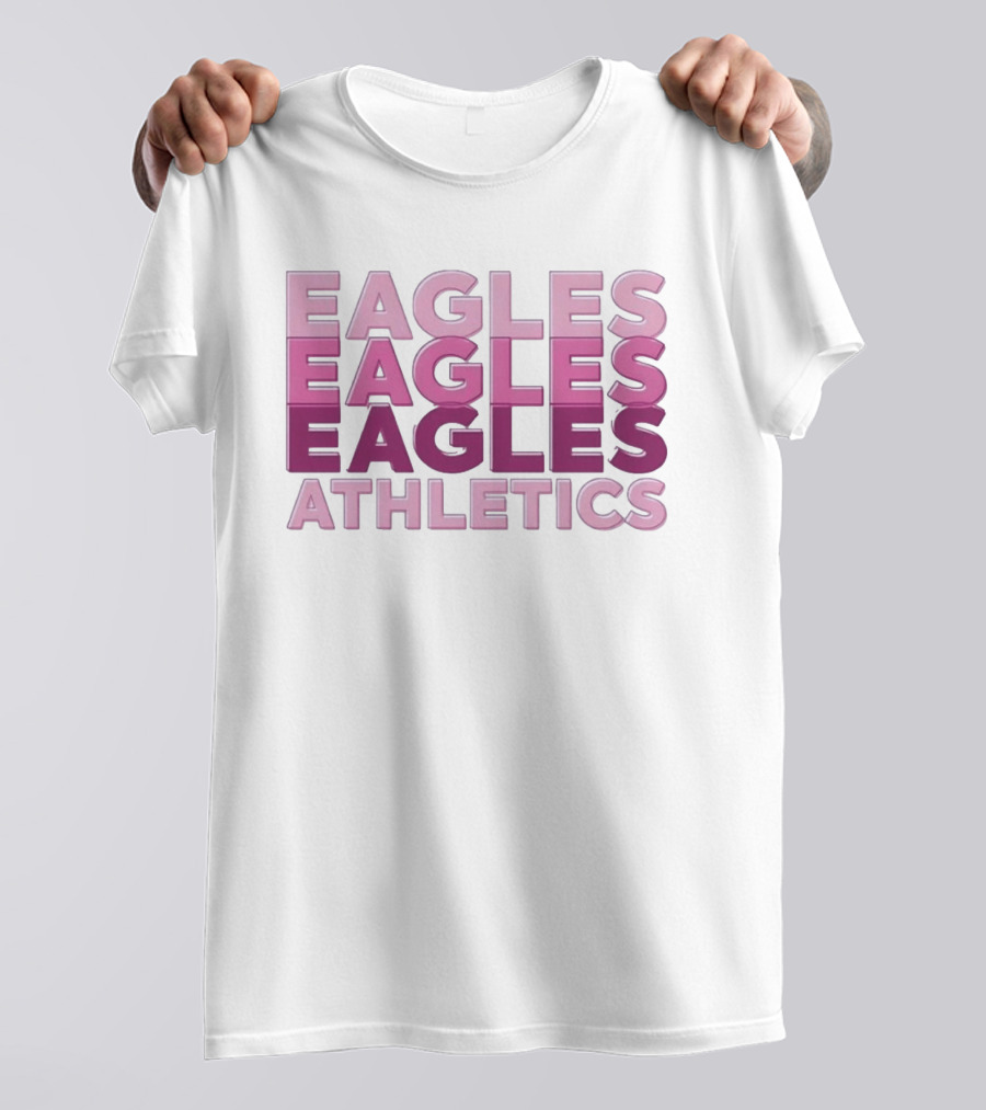 Eagles Athletics Pink Ombré T-Shirt
