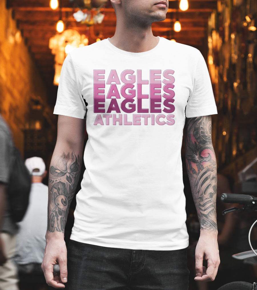 Eagles Athletics Pink Ombré T-Shirt