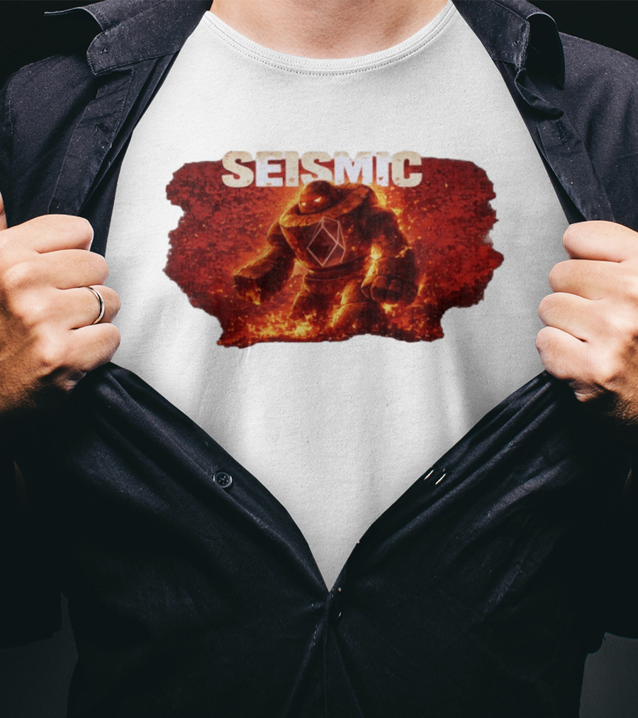 Seismic Magnitude Lava Golem Erupts With Power T-Shirt