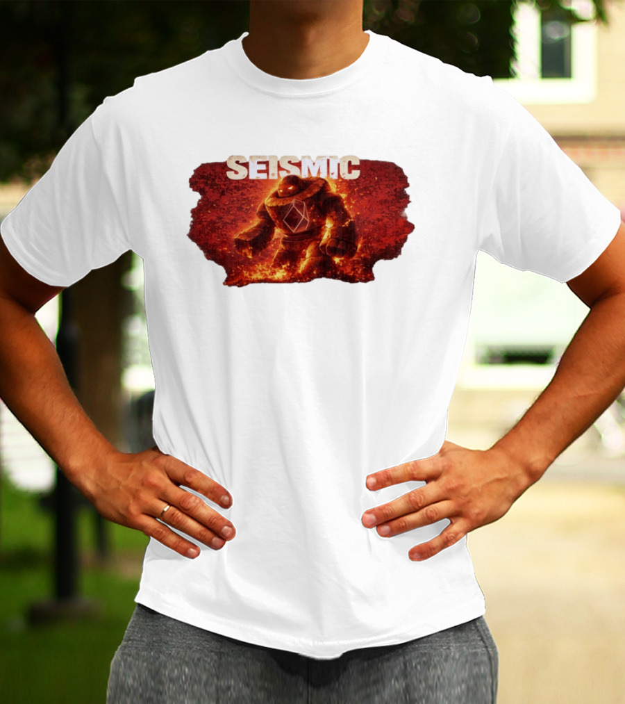 Seismic Magnitude Lava Golem Erupts With Power T-Shirt