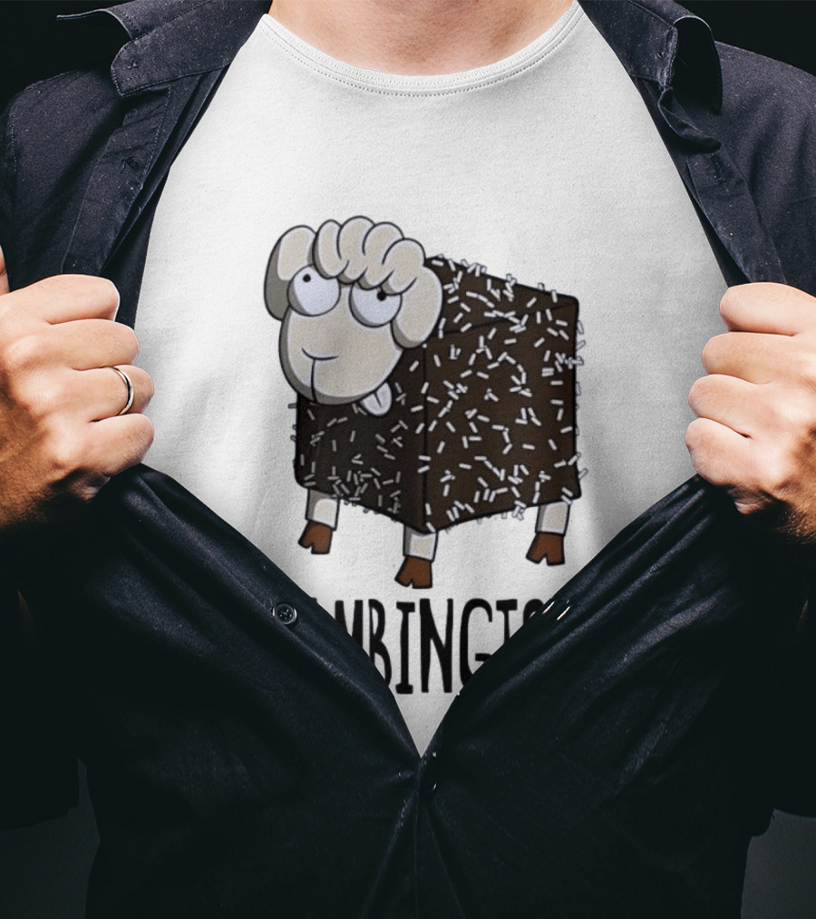 Lambington Sheep Treat Food Pun T-Shirt