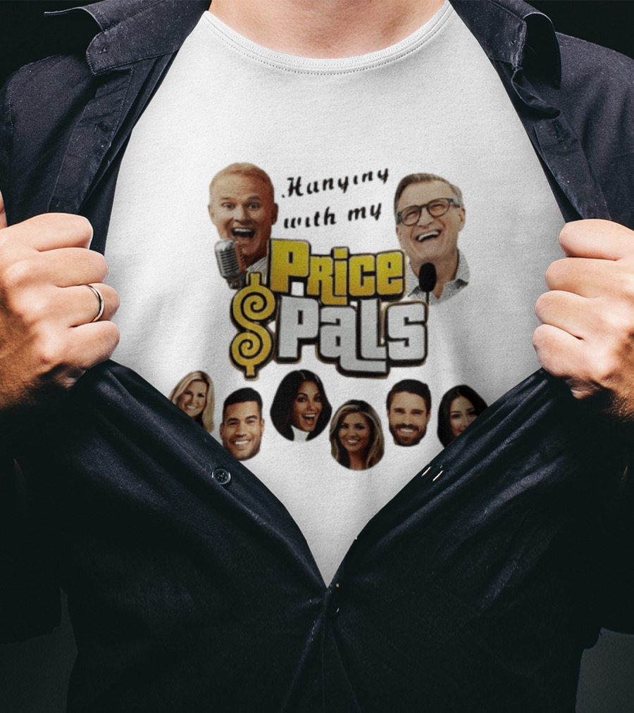 Hanging With My Price Pals Vintage Game Show Host Friends T-Shirt