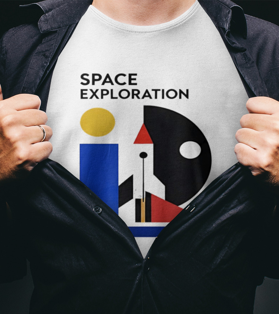 Space Exploration 1961 Cosmos Series Retro Geometric T-Shirt
