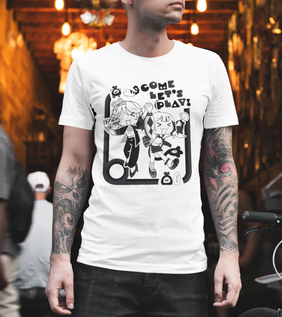 Tsukasa Tenma Emu Otori Project Sekai Come Let's Play Fun T-Shirt