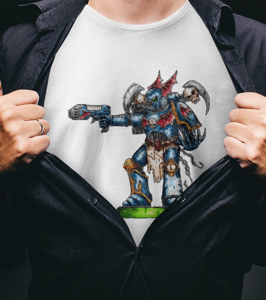 Warhammer 40K Night Lords Chaos Space Marine By Niklas Wistedt T-Shirt