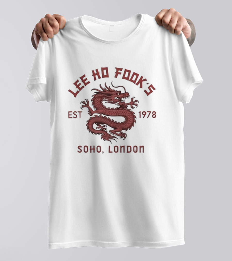 Lee Ho Fook's Est 1978 Soho London Dragon T-Shirt