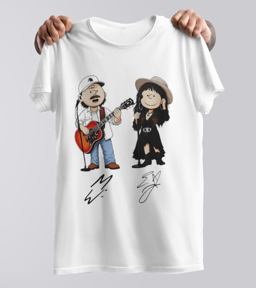 Morgan Wallen Lainey Wilson Peanuts Guitar Country Music T-Shirt