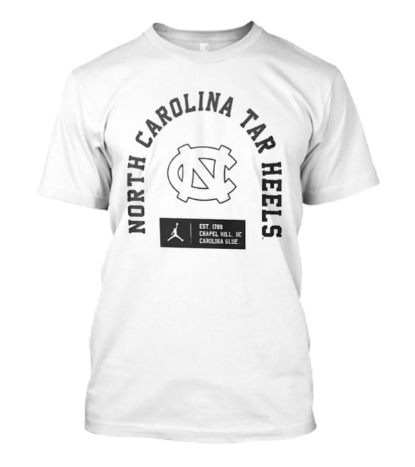 North Carolina Tar Heels NC Jordan Brand Carolina Blue Chapel Hill Est 1789 T-Shirt